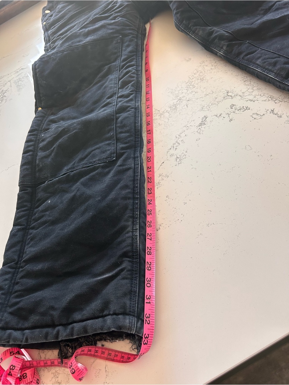 Carhartt lined overalls made in USA - Picture 3 of 8
